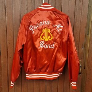 VINTAGE MEDIUM MORITZ ORIGINALS POCONO MT. BAND JACKET MORITZ EMBROIDERY WORKS